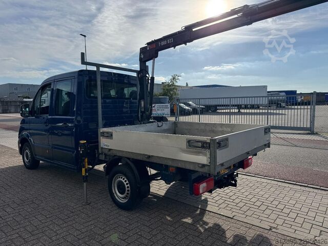 Flatbed with crane VW Crafter, Doka, Crane HIAB T023- 3, Only 36.000 Km