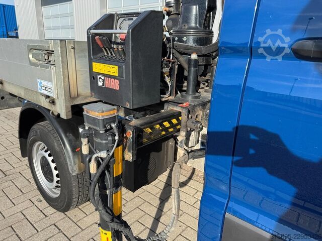 Flatbed with crane VW Crafter, Doka, Crane HIAB T023- 3, Only 36.000 Km