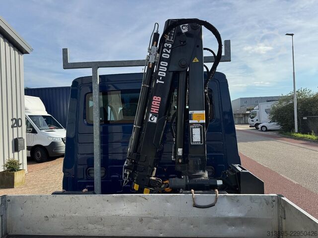 Flatbed with crane VW Crafter, Doka, Crane HIAB T023- 3, Only 36.000 Km