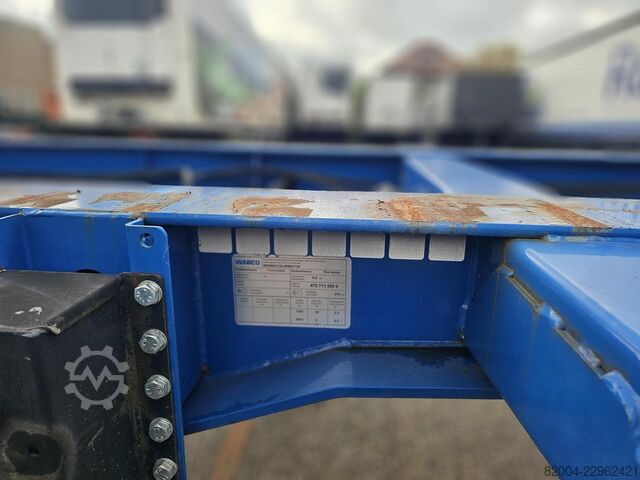 Kontejnerski transport MENKE JANZEN 40 FOOT STRAIGHT / 2 X 20/30 FOOT./ BPW DRUM / ...