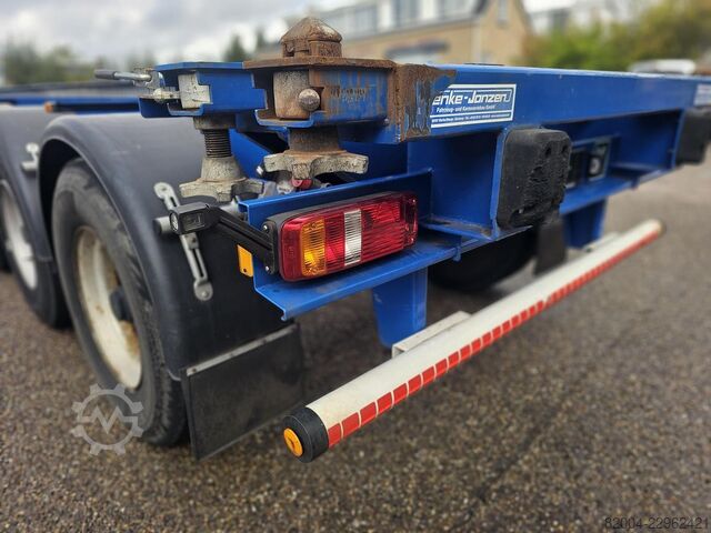 Kontejnerski transport MENKE JANZEN 40 FOOT STRAIGHT / 2 X 20/30 FOOT./ BPW DRUM / ...