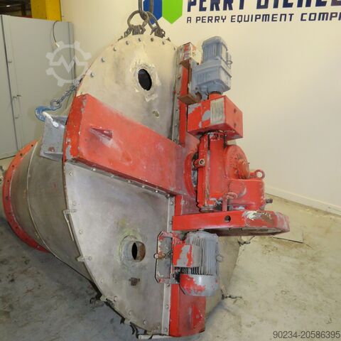 Misturador Nautamix em aço inoxidável de 1000 litros Nautamix MBX10