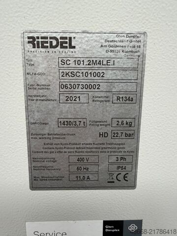 ψύκτης νερού ψυχρού νερού Riedel SC 101.2M4LE.I
