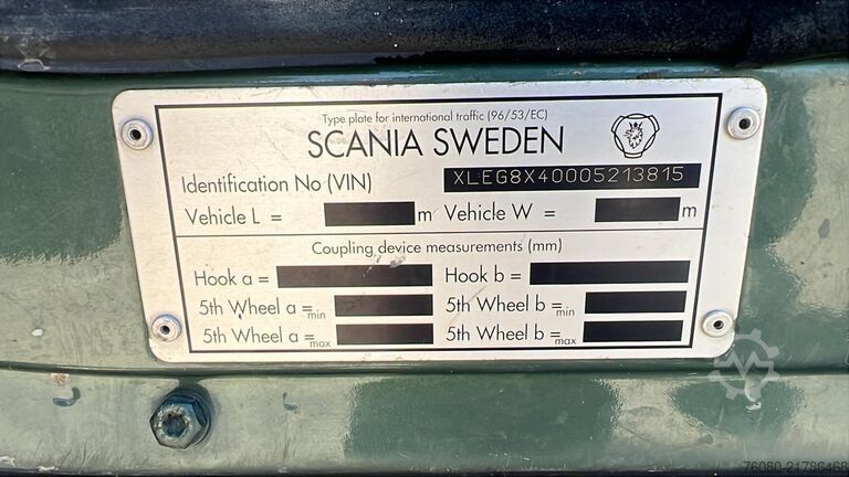 Tipper med kran Scania G 380 (EURO 5 / BIG HUB / STEEL SUSP. / HMF 164...