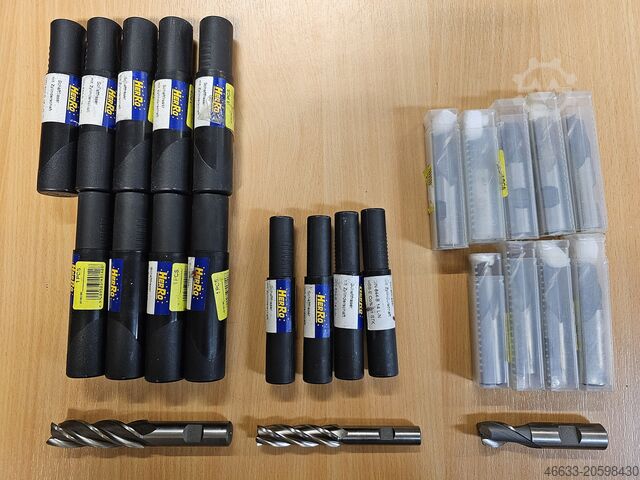 25 pçs. fresas de haste HSS novas, Ø 12, 16  