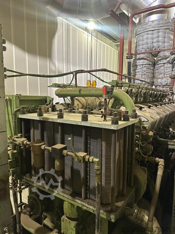 Kraftvärmeaggregat med eldningsolja och fett ABC 16VDZC-1000