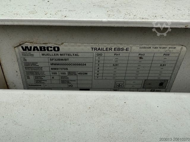 Concrete mixer truck Liebherr Betonmischer Concrete Auflieger 10 m³