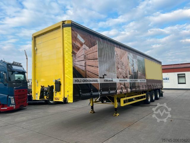 Ανοιχτό ημιρυμουλκούμενο με μουσαμά SCHWARZMÜLLER SPA 3E * . * LENK/LIFTACHSE * LUFTFEDERUNG*