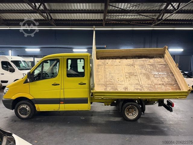 Kiepwagen bestelauto MERCEDES-BENZ Sprinter 516 DoKa Meiller 3 Seiten Kipper AHK