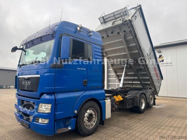 Kiepwagen MAN TGX 26.540 6x2 LL*Lift*Lenk*TÜV*SP*Retarder*Klim