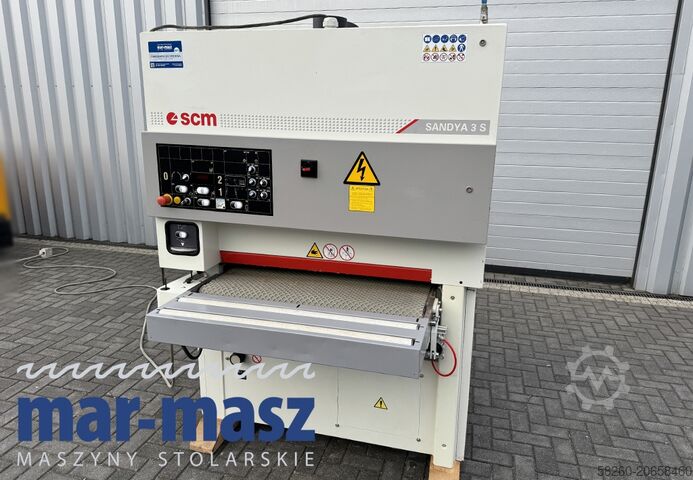 Breitbandschleifmaschine, 2 Aggregate, 950 mm SCM SANDYA 3S