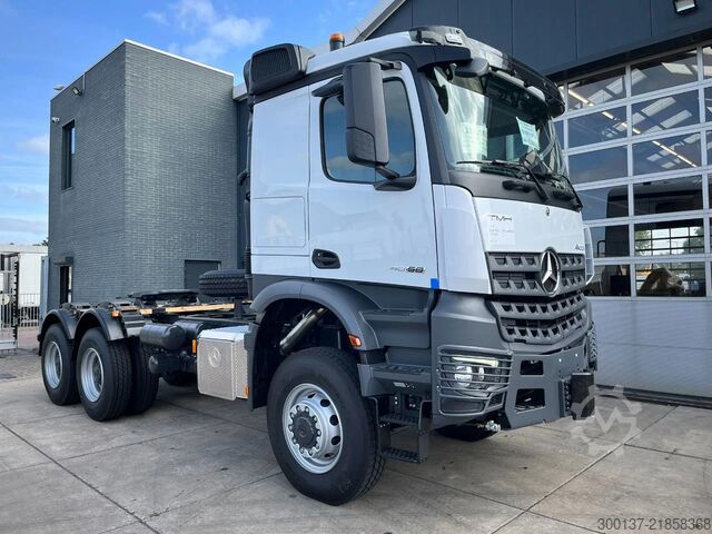 Heavy load Mercedes-Benz Arocs 4058 AS 6x6 Tractor Head 180T Push Pull E...