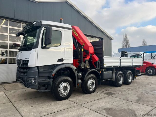 Crane truck Mercedes-Benz Arocs 4140 K 8x4 Crane Truck