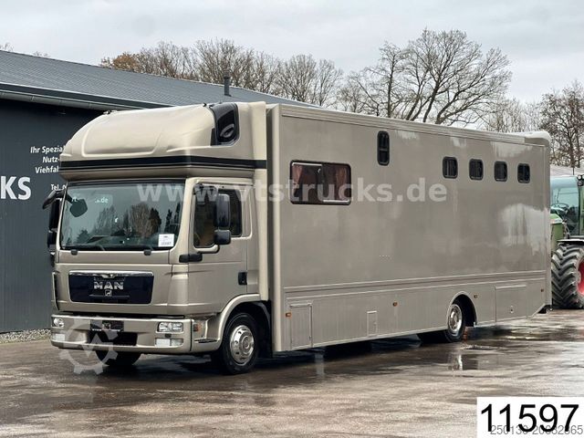 Veewagen MAN TGL 12.220 4x2 4.Pferdetransporter m. Wohnabteil