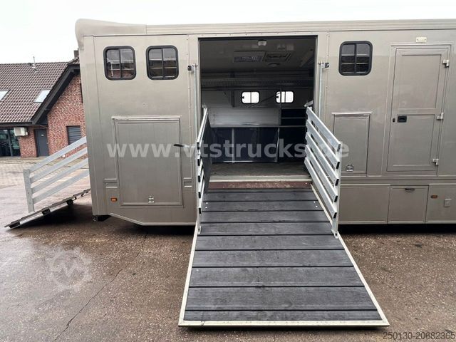 Camion per bestiame MAN TGL 12.220 4x2 4.Pferdetransporter m. Wohnabteil