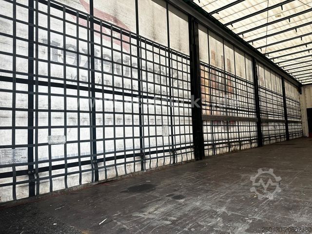 Semi-reboque aberto com lona KRONE SD Pritsche+Plane, Edscha-Verdeck, Lenkachse