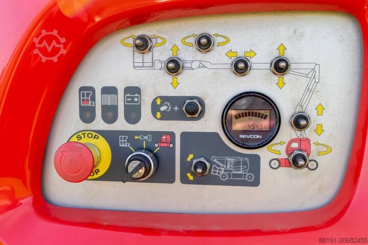 Mafsallı teleskopik çalışma platformu Manitou AETJ 150