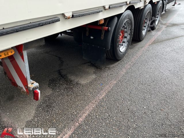 Auflieger mit Arbeitsbühne DINKEL Mega Bordwand Baustoff*Stapleraufnahme*Lift+Lenk