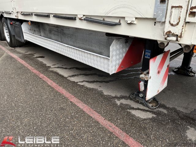 Auflieger mit Arbeitsbühne DINKEL Mega Bordwand Baustoff*Stapleraufnahme*Lift+Lenk