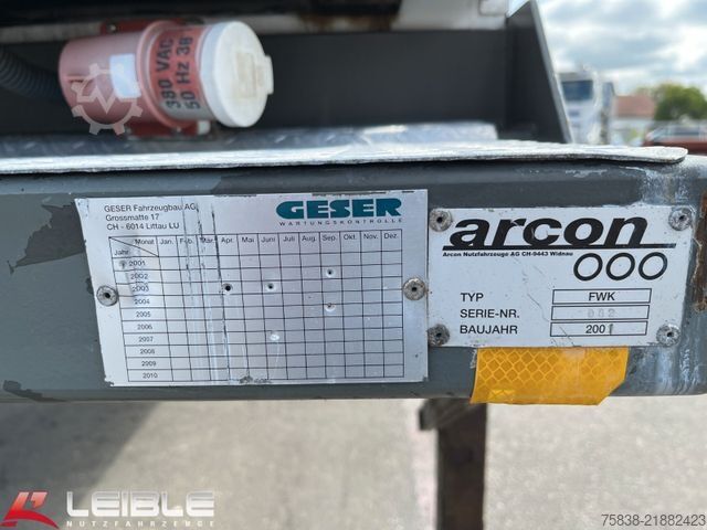 Rimorchio porta-cassa  Arcon/Geser*Kühlkoffer-WAB*ThemoKing SL100*