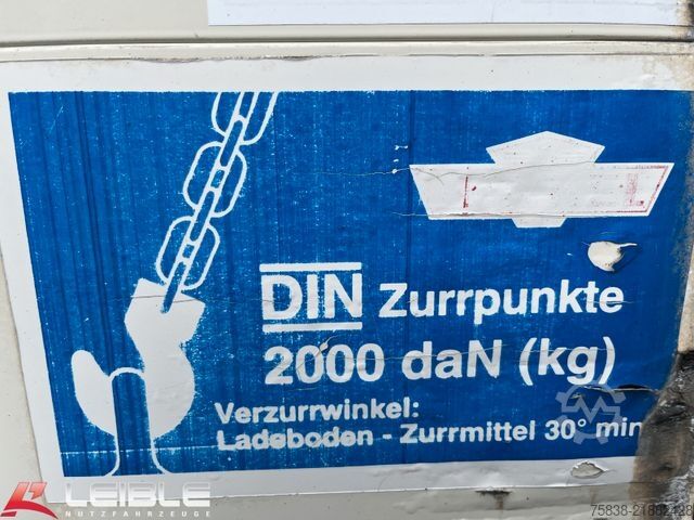 Auflieger mit offener Pritsche DINKEL Mega Bordwand Baustoff*Stapleraufnahme*Lift+Lenk