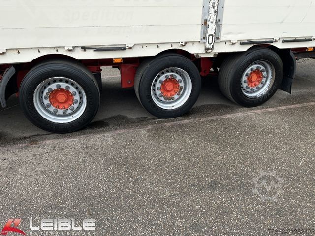 Auflieger mit offener Pritsche DINKEL Mega Bordwand Baustoff*Stapleraufnahme*Lift+Lenk