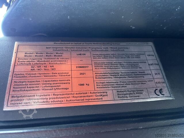Porta-paletes manual BT LHE130