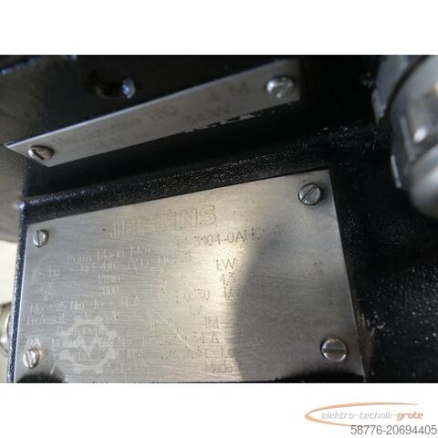Control unit Siemens 1HU3104-0AH01-Z Servomotor SN: F4082791611001 mit 223 675 1G Drehgeber