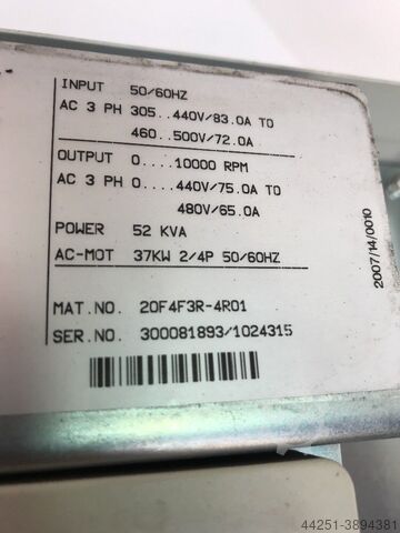 Frekvensomvandlare KEB 20F4F3R-4R01