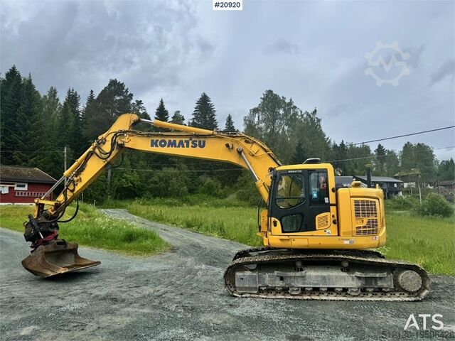 Gravemaskine med larvebånd Komatsu PC228USLC-11 Crawler excavator w/ GPS, Rototilt an