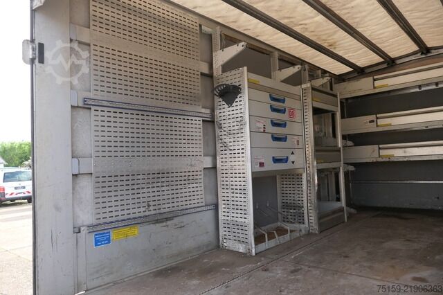Βαν με κουρτίνα πλευράς iveco Daily 70C18H D70C DoKa LBW AHK Klima Tempomat Regaleinbauten COC Standheizung