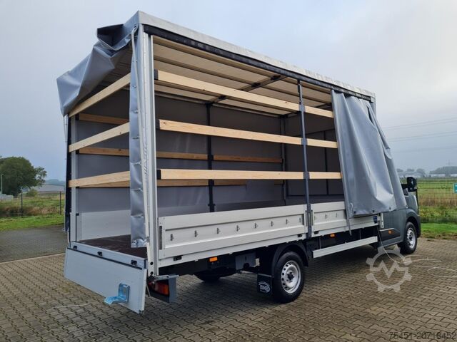 Curtain sider van Renault Master Pritsche Schiebe Plane 10 Pal. LUFTFEDERUNG