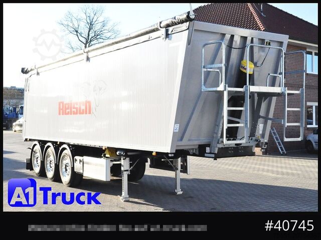 Kippers oplegger REISCH RHKS, Al 50m³, NEU Pedelklappe, Alu, Lift