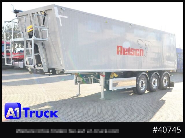 Kippers oplegger REISCH RHKS, Al 50m³, NEU Pedelklappe, Alu, Lift