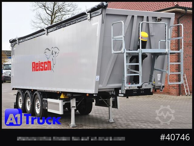 Kippers oplegger REISCH RHKS, Al 50m³, NEU Pedelklappe, Alu, Lift