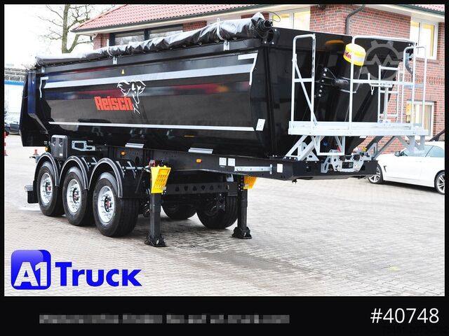 Kippers oplegger REISCH Steelpipe-R 24m³ NEU Stahl Lift SAF Hardox