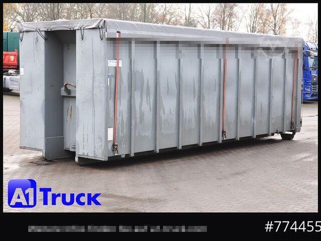 Κοντέινερ γάντζου POL OSTEG Abrollcontainer 47,5m³, Mulde, Dachplane, Portaltür