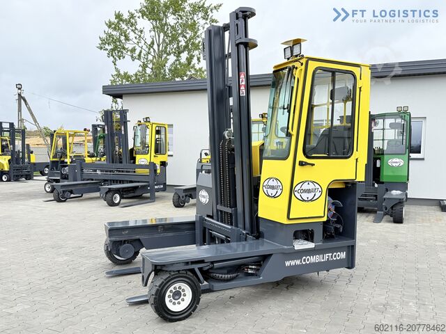 Carretilla retráctil de 4 vías Combilift C4000 GAS DUPLEX 4600 FREE-LIFT CABIN