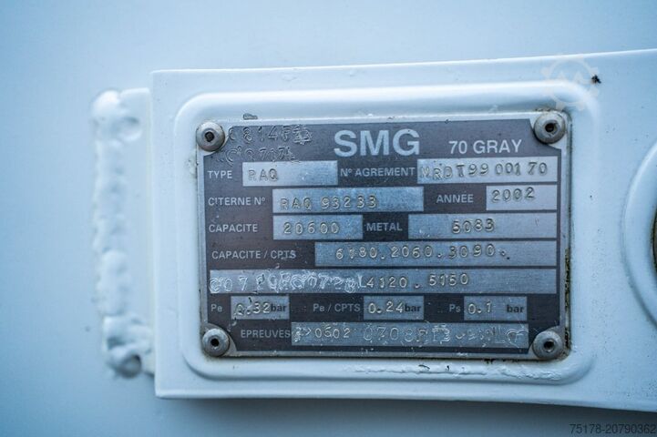 Fuel tanker MAGYAR CITERNE SMG 20.000L+5 COMP.