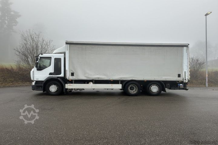 Flatbed truck with tarp Renault Premium 430 6x2 Plane / HB / Swiss-Vehicle