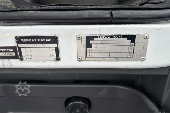 Flatbed truck with tarp Renault Premium 430 6x2 Plane / HB / Swiss-Vehicle