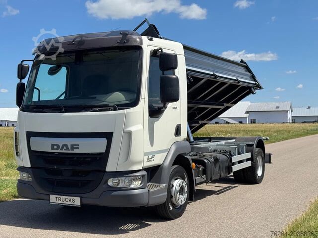 3-zijdige kipper DAF LF 180 3 KANT KIPPER EURO6 NIEUWSTAAT!
