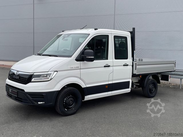 Pick-up bestelwagen MAN TGE 3.180 Pritsche DOKA MR STANDHZ AHK TEMP