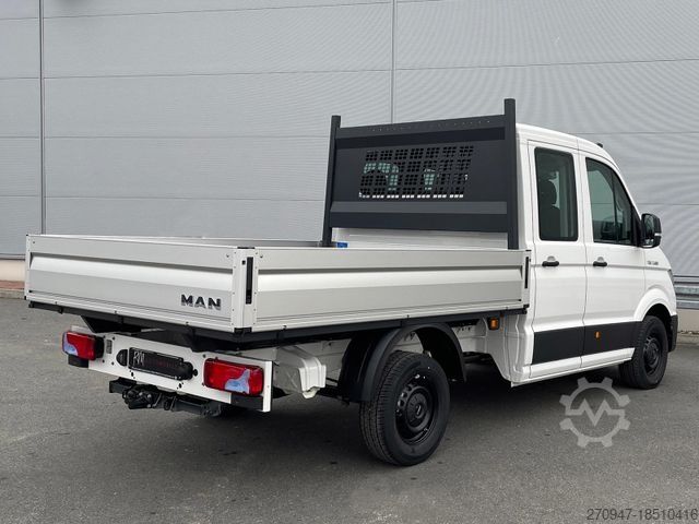 Pick-up bestelwagen MAN TGE 3.180 Pritsche DOKA MR STANDHZ AHK TEMP
