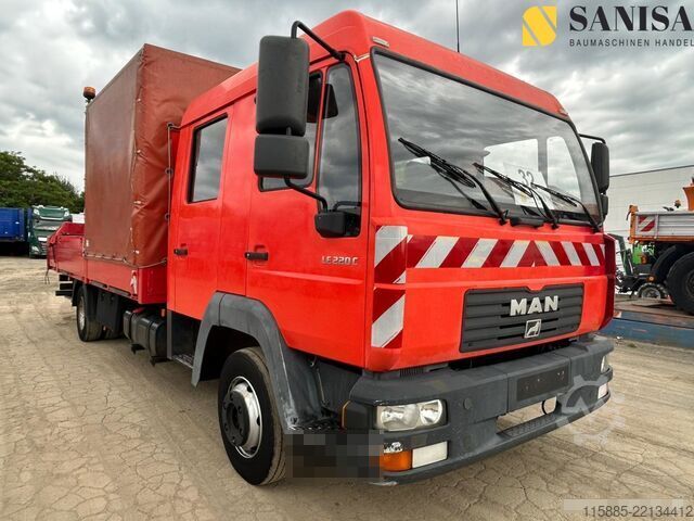 Autocamion basculant tridirecțional MAN L2000/Pritsche/Plane/Kipper