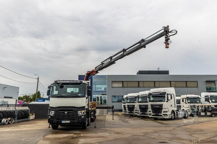 Laadplatform RENAULT C 380 DXI+Palfinger 26 T/m+5EXT.