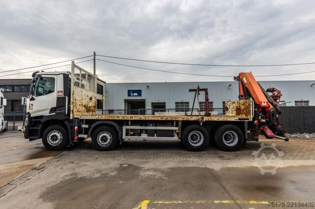 Laadplatform RENAULT C 380 DXI+Palfinger 26 T/m+5EXT.