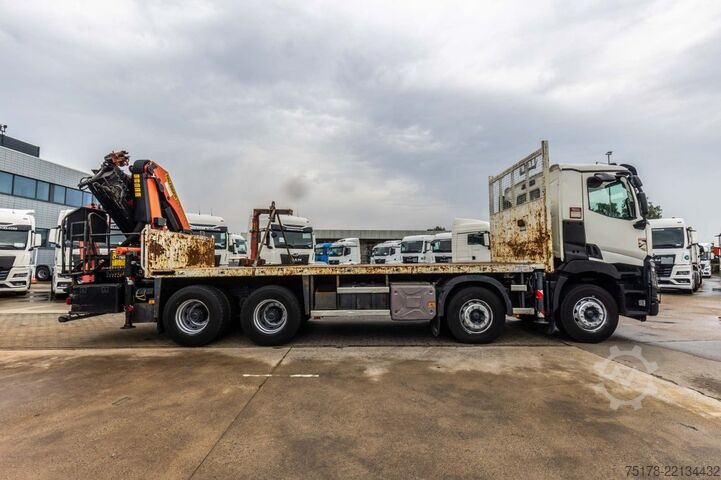 Laadplatform RENAULT C 380 DXI+Palfinger 26 T/m+5EXT.