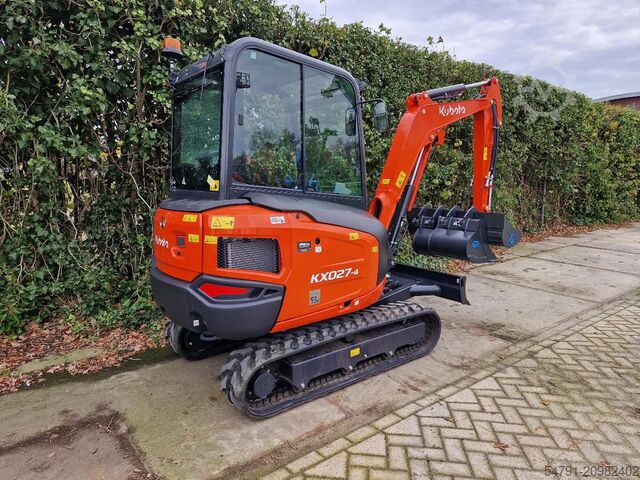 Mini-pelle Kubota KX027-4 Hi-spec (NIEUW)