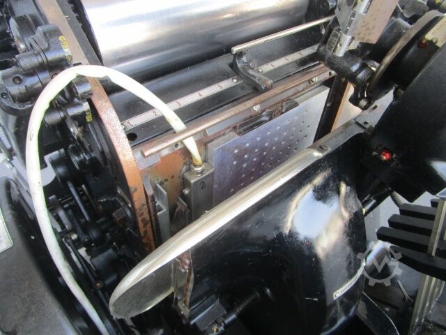 BOOK PRESS MACHINE HEIDELBERG TIEGEL A4 MIT HEISSFOLIENPRÄGEEINRICHT.